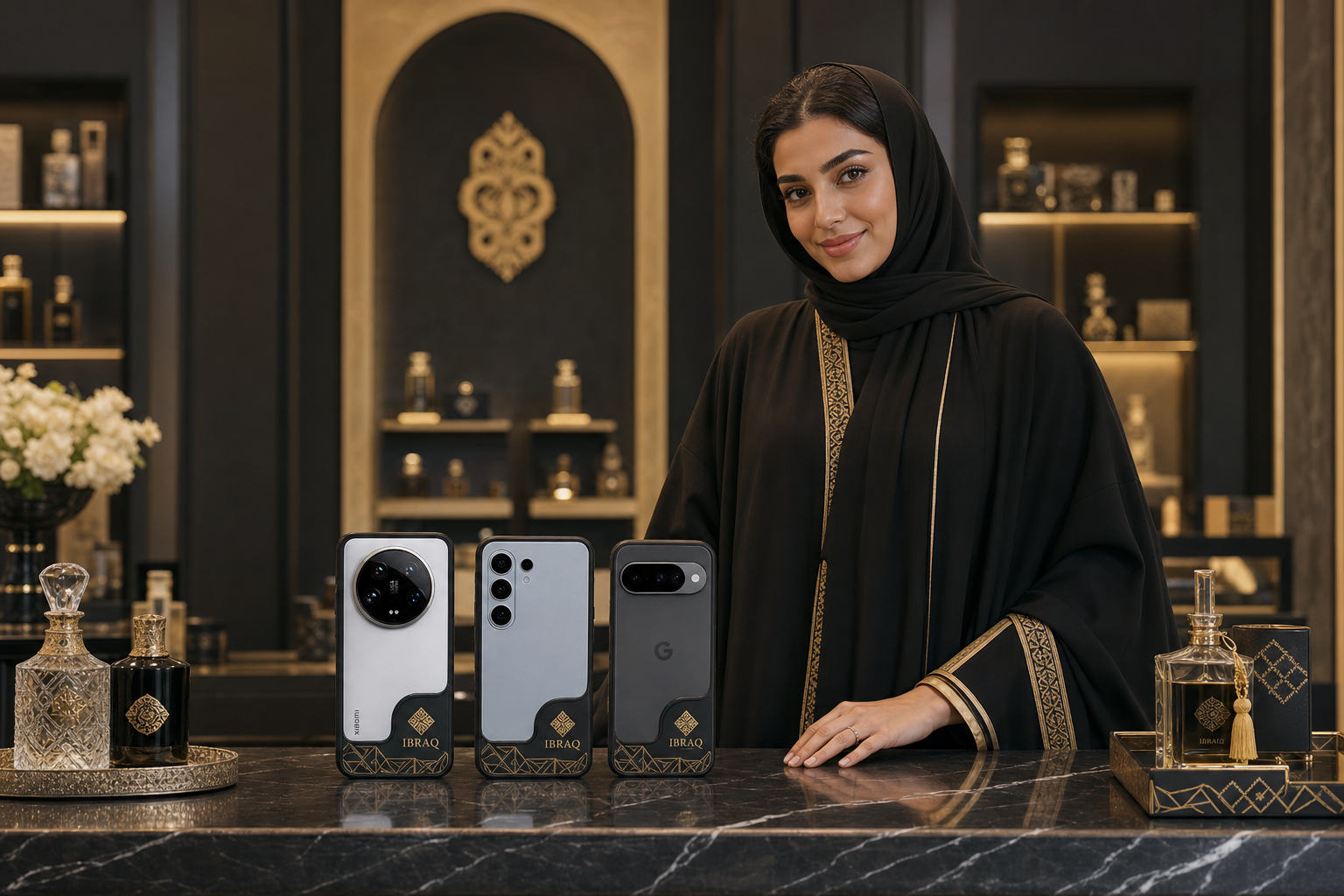 إبراق — أغلفة هاتف فاخرة لـ Google Pixel و Samsung و Xiaomi